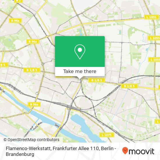 Flamenco-Werkstatt, Frankfurter Allee 110 map