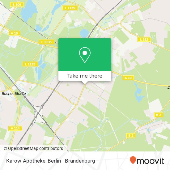 Karow-Apotheke map