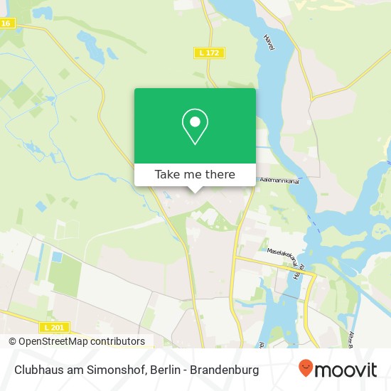 Clubhaus am Simonshof map