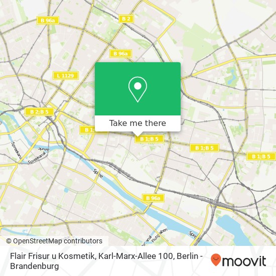 Flair Frisur u Kosmetik, Karl-Marx-Allee 100 map