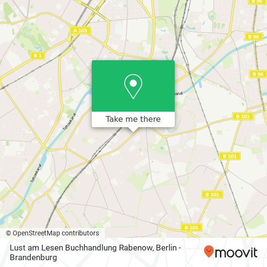 Lust am Lesen Buchhandlung Rabenow map