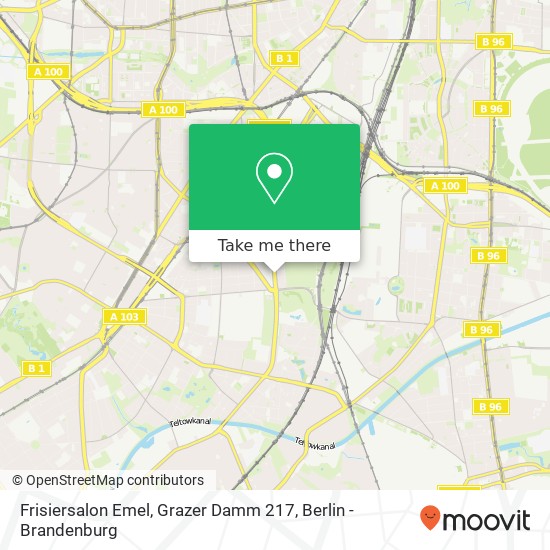 Frisiersalon Emel, Grazer Damm 217 map