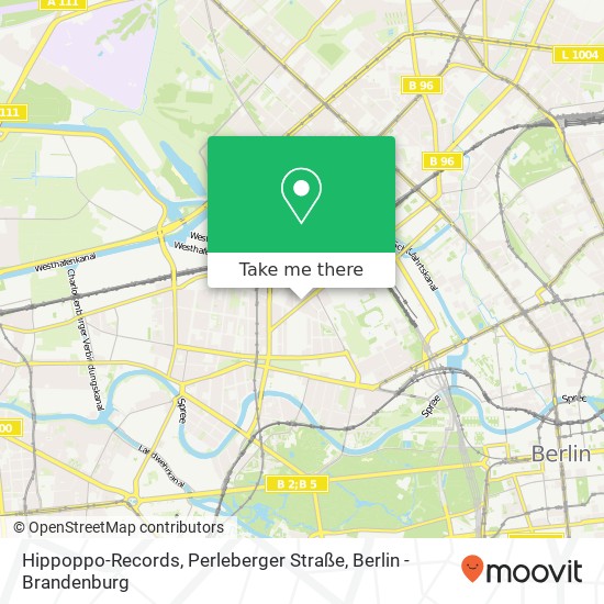 Карта Hippoppo-Records, Perleberger Straße