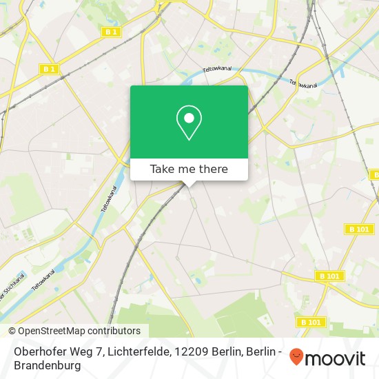 Oberhofer Weg 7, Lichterfelde, 12209 Berlin map