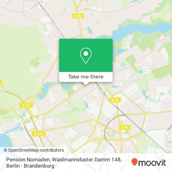 Pension Nomaden, Waidmannsluster Damm 148 map