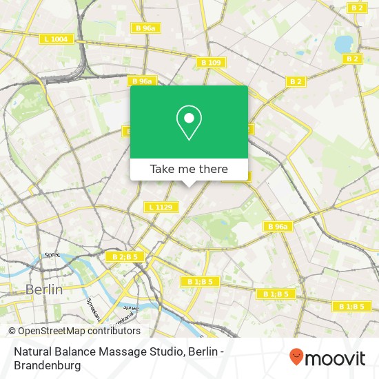 Natural Balance Massage Studio map