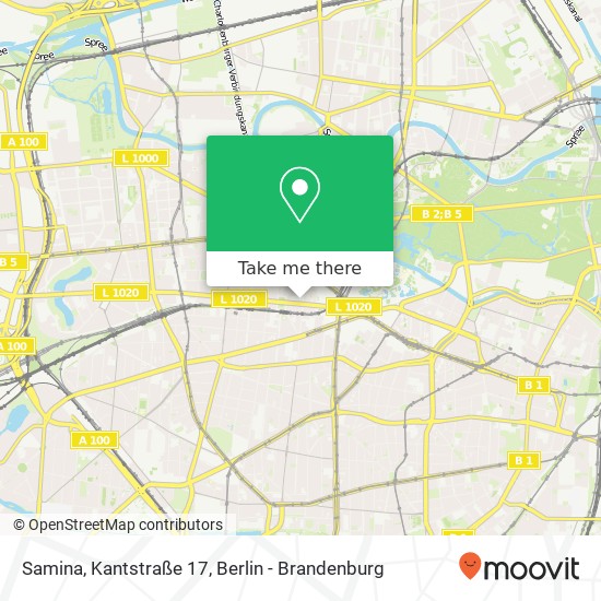Samina, Kantstraße 17 map