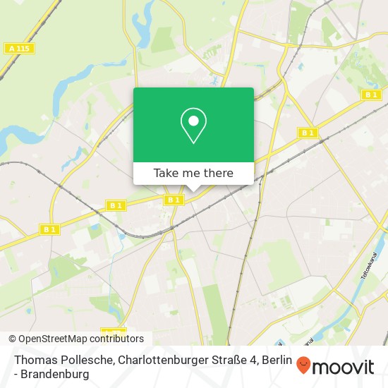 Карта Thomas Pollesche, Charlottenburger Straße 4
