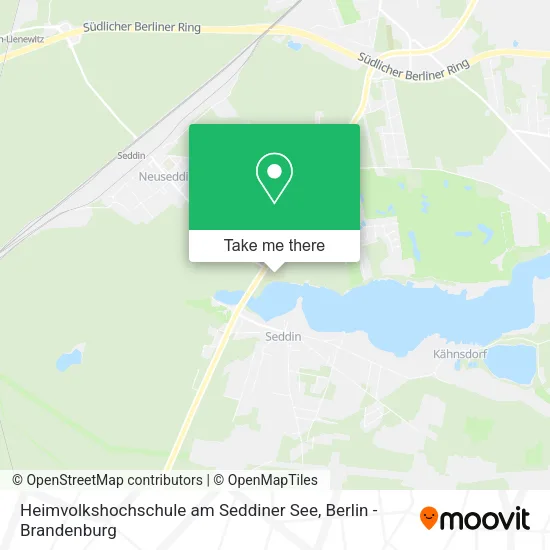 Карта Heimvolkshochschule am Seddiner See