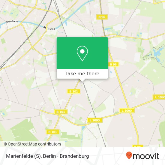 Marienfelde (S) map