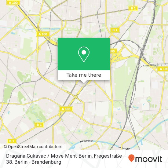 Dragana Cukavac / Move-Ment-Berlin, Fregestraße 38 map