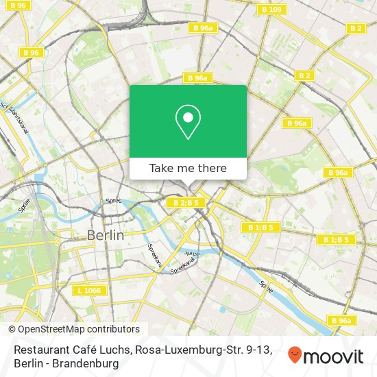 Restaurant Café Luchs, Rosa-Luxemburg-Str. 9-13 map