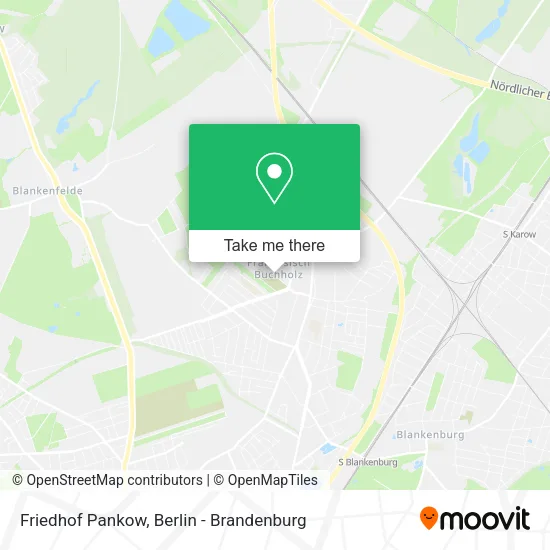 Карта Friedhof Pankow