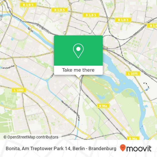 Bonita, Am Treptower Park 14 map