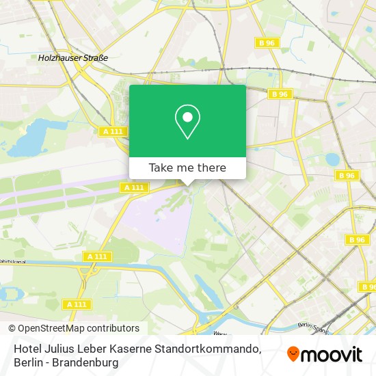 Hotel Julius Leber Kaserne Standortkommando map