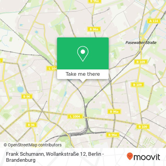 Карта Frank Schumann, Wollankstraße 12
