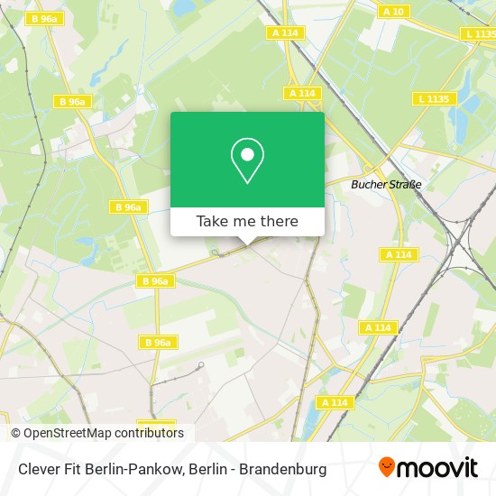 Clever Fit Berlin-Pankow map