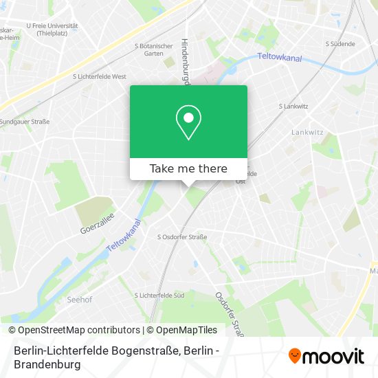 Berlin-Lichterfelde Bogenstraße map