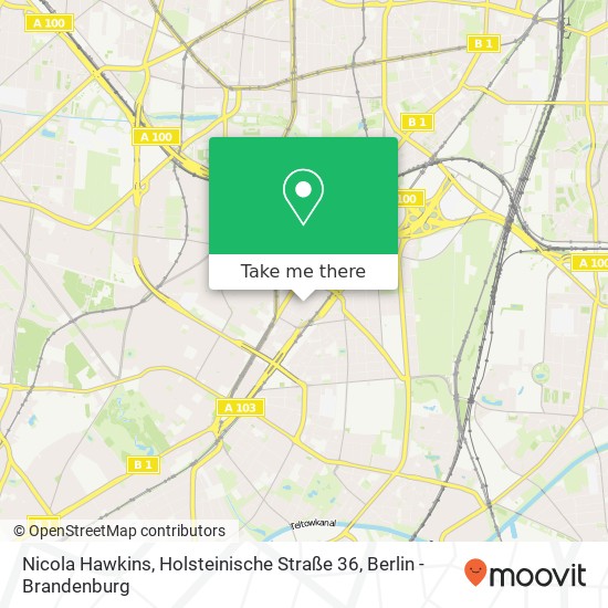 Nicola Hawkins, Holsteinische Straße 36 map