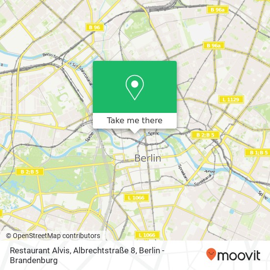 Restaurant Alvis, Albrechtstraße 8 map