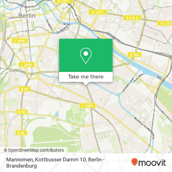 Mannomen, Kottbusser Damm 10 map