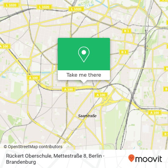 Rückert Oberschule, Mettestraße 8 map