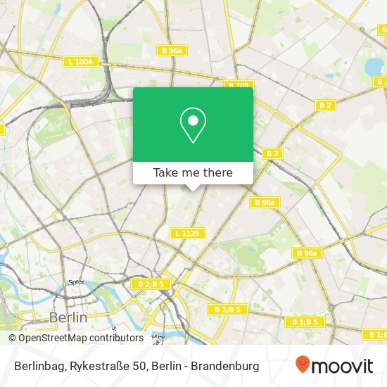 Berlinbag, Rykestraße 50 map