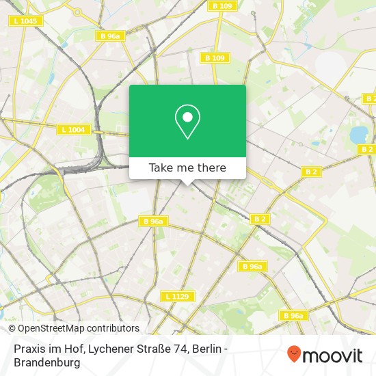 Praxis im Hof, Lychener Straße 74 map
