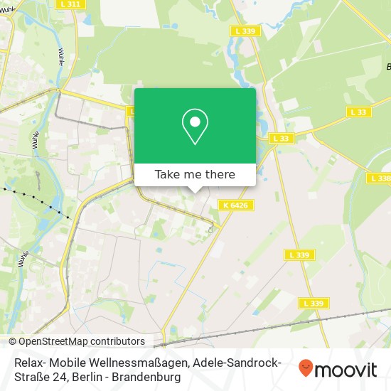 Relax- Mobile Wellnessmaßagen, Adele-Sandrock-Straße 24 map