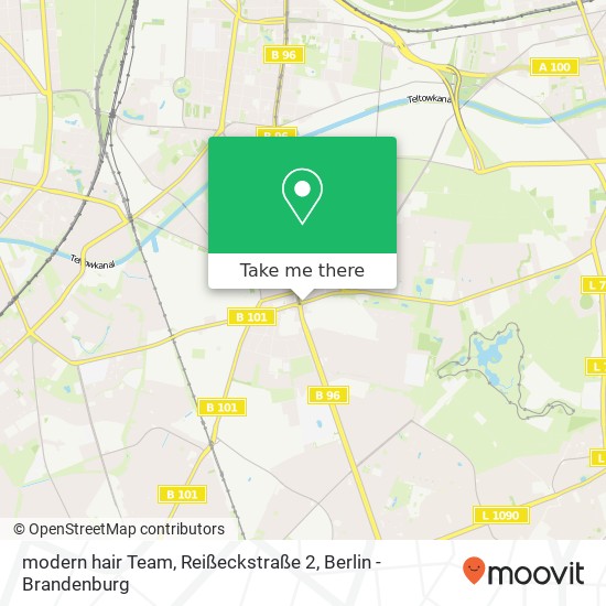 modern hair Team, Reißeckstraße 2 map
