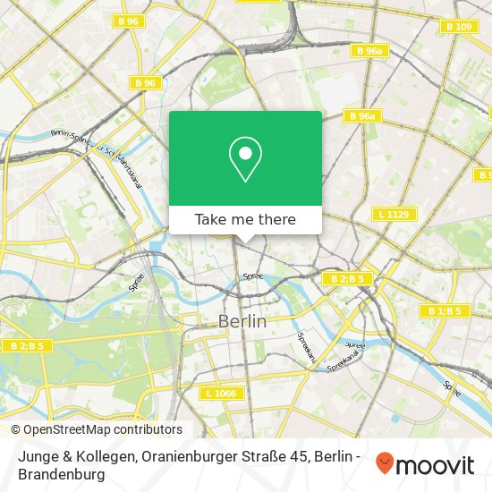 Junge & Kollegen, Oranienburger Straße 45 map