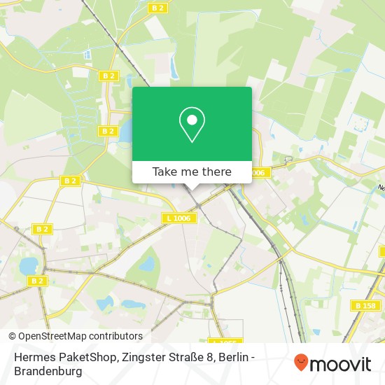 Hermes PaketShop, Zingster Straße 8 map