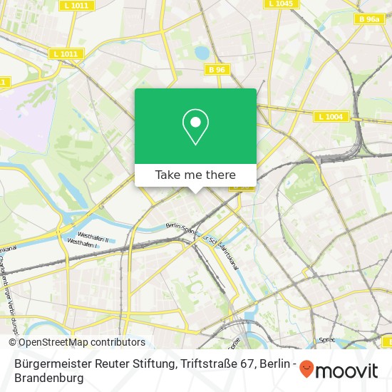 Bürgermeister Reuter Stiftung, Triftstraße 67 map