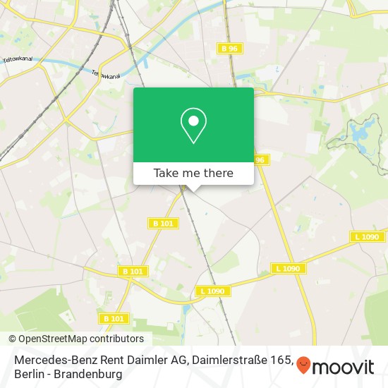 Mercedes-Benz Rent Daimler AG, Daimlerstraße 165 map