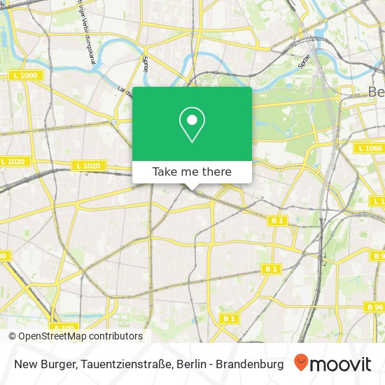 New Burger, Tauentzienstraße map