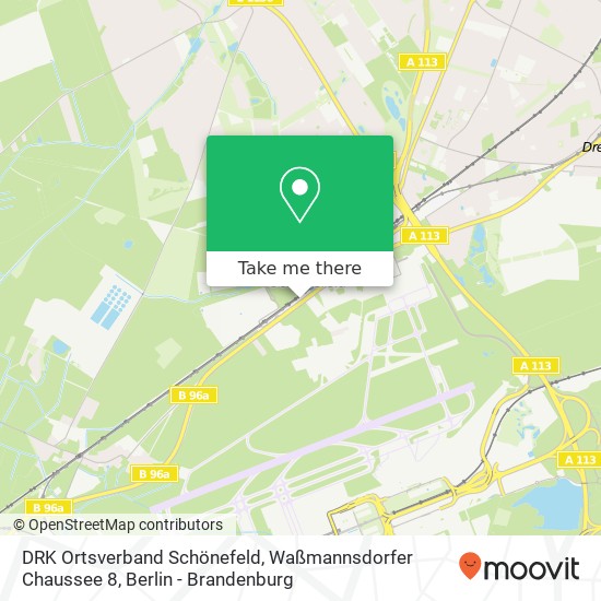 DRK Ortsverband Schönefeld, Waßmannsdorfer Chaussee 8 map