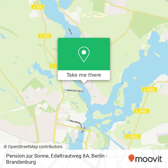 Pension zur Sonne, Edeltrautweg 8A map