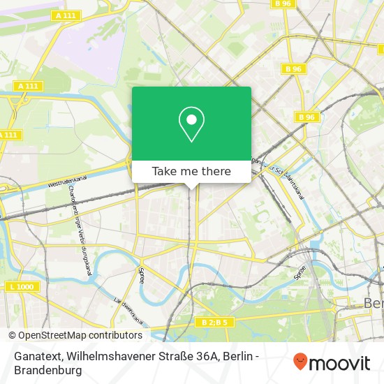 Ganatext, Wilhelmshavener Straße 36A map
