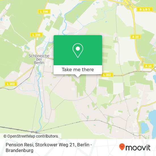 Pension Resi, Storkower Weg 21 map