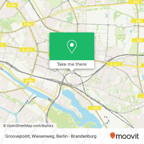 Groovepoint, Wiesenweg map