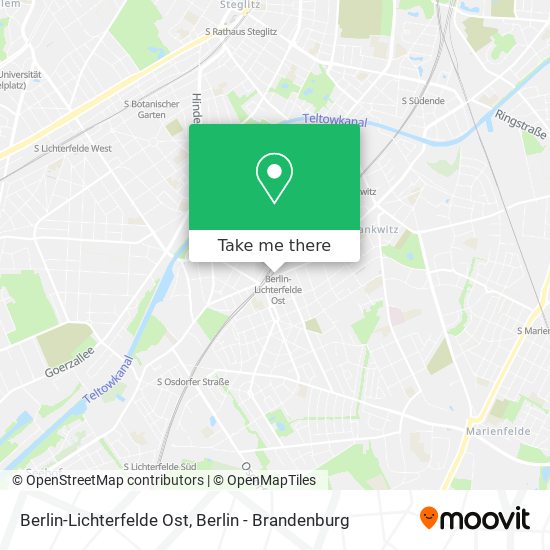 Карта Berlin-Lichterfelde Ost