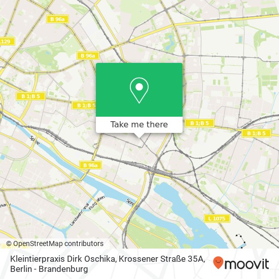 Kleintierpraxis Dirk Oschika, Krossener Straße 35A map