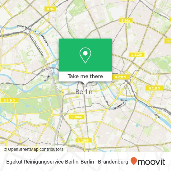 Карта Egekut Reinigungservice Berlin