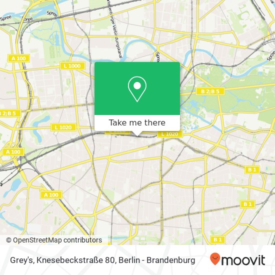 Grey's, Knesebeckstraße 80 map