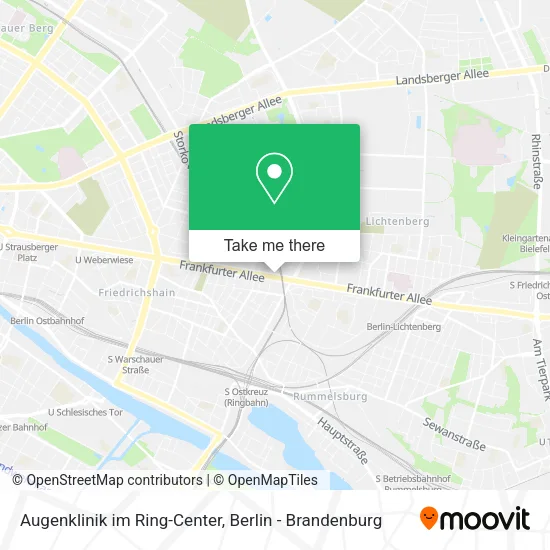 Карта Augenklinik im Ring-Center