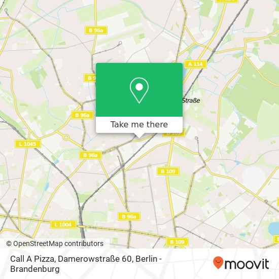 Call A Pizza, Damerowstraße 60 map