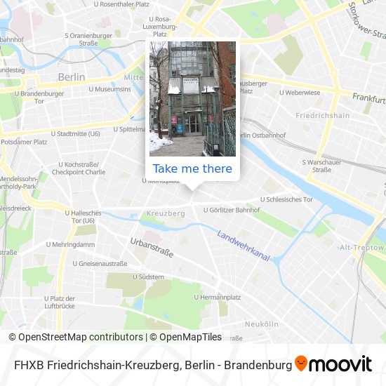 Карта FHXB Friedrichshain-Kreuzberg