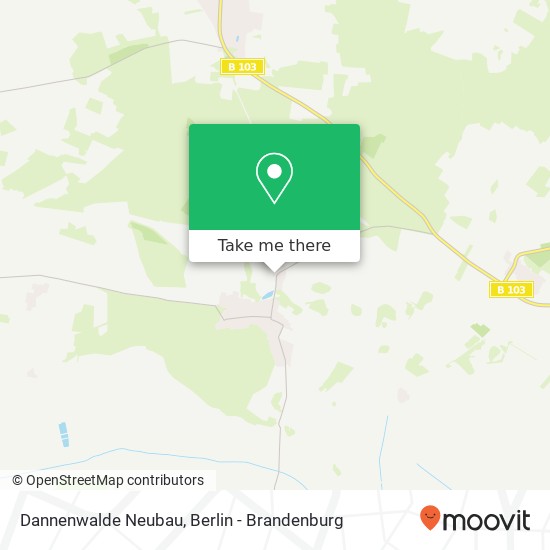 Dannenwalde Neubau map