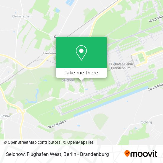 Selchow, Flughafen West map
