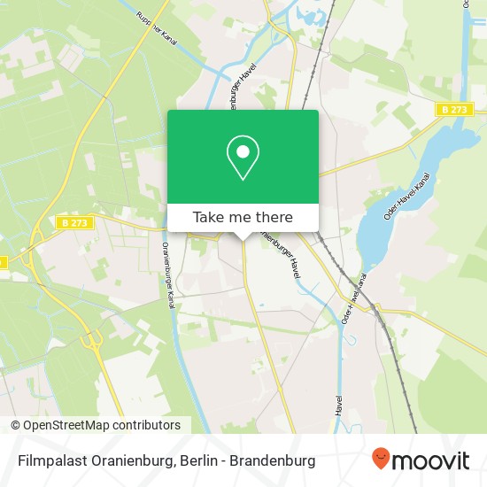 Карта Filmpalast Oranienburg